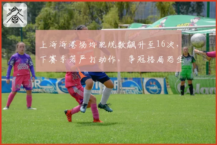 上海海港场均犯规数飙升至16次，下赛季若严打动作，争冠格局恐生变